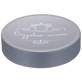 Мыльница для ванной FORA Создавая мечты FOR-DA036GR Серая настольная