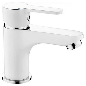 Смеситель для умывальника Ledeme H03W L1003W белый