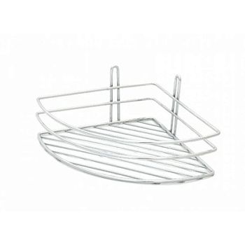 Полка для ванной ProfFero П0001563 Хром угловая настенная 1 ярус