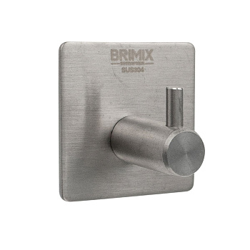 Крючок для ванной BRIMIX 535 одинарный из нержавеющей стали