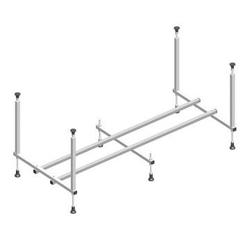 Каркас ванн ALEX BAITLER GARDA, NEMI, MADIN 120х70 комп.