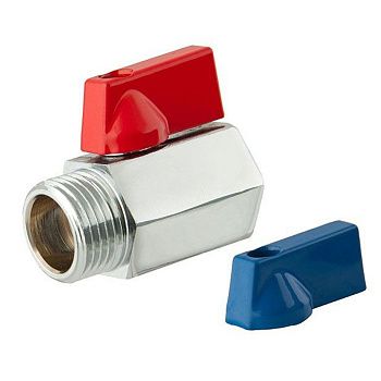 Кран шаровой мини 1/2" Вн/Нр Tim DE22MF