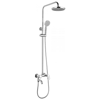 Душевая система FASHUN A2422 со смесителем с тропическим душем