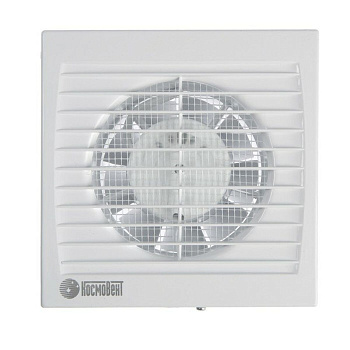 Вентилятор В100ВК Космовент (D100 мм, 94 м3/ч, с выключателем, антимоскитная сетка) 16 шт/кор.