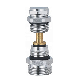 Клапан регулировочный под шестигранник на обратный контур 1/2"х3/4" Нр Tim M305-23 с ниппелем