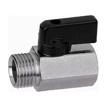 Кран шаровой мини 1/2" Вн/Нр Tim DE22MF-N