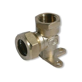 Угольник переходной с креплением ф15х1/2" обжим/ВР TIM ZTI.624.001504N