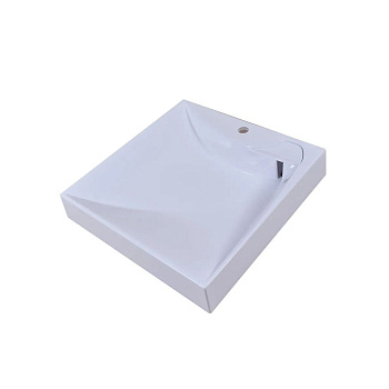 Раковина для ванной MARKO Твист 60 над стиральной машиной с кронштейном