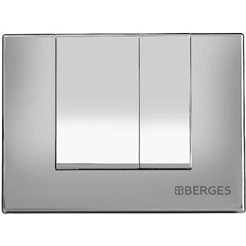 Кнопка для инсталляции BERGES NOVUM S3 040043 хром глянец