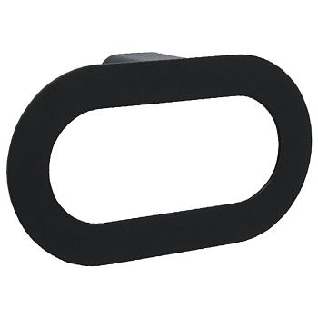 Кольцо для ванны GROSS AQUA Space Matt Black GA18232MB для полотенец