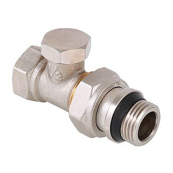 VALTEC Клапан настроечный прямой 1/2" (с доп. уплотнением) VT.020.NR.04