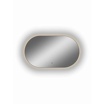 Зеркало Fleur LED 1000х600 с бесконтактным сенсором, теплая подсветка ЗЛП329