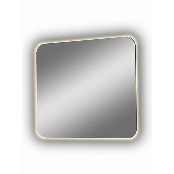 Зеркало Burzhe LED 800х700 с бесконтактным сенсором, холодная подсветка ЗЛП457/1