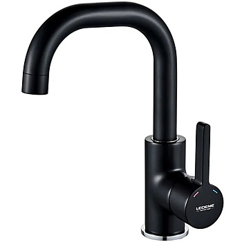 Смеситель для кухни Ledeme L1099B черный