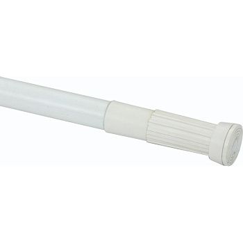 Карниз для ванной Savol S-011200W телескопический из алюминия белый 1100-2000 мм