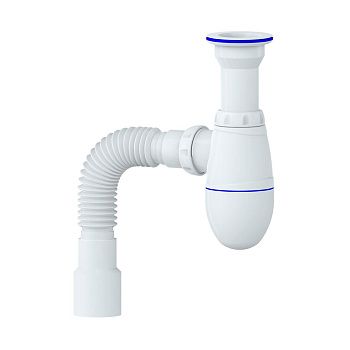 Сифон для мойки Unicorn 1 1/2" литой выпуск B120Р