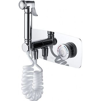 Смеситель для биде DK Bayern Alfeld DA1484501 хром, с гигиенической лейкой, встраиваемый