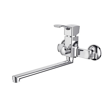 Смеситель для ванны DK Rhein Bach DA1473301 хром, длинный излив