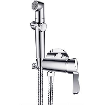 Смеситель для биде DK Rhein Schiller DA1464501 хром, с гигиенической лейкой, встраиваемый