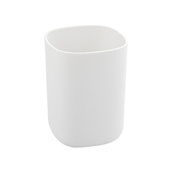 Стакан для зубных щеток Санакс 29032 белый, пластиковый