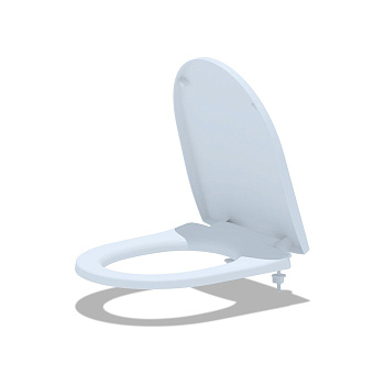 Сиденье для унитаза АНИ Пласт полипропилен, крепление пластик WS0300 (12)