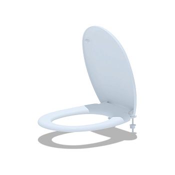 Сиденье для унитаза АНИ Пласт полипропилен, крепление пластик WS0200 (15)