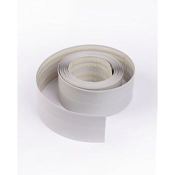 Бордюрная лента для ванной 30х30*3.35 м серая (1/24)