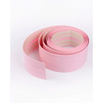 Бордюрная лента для ванной 20х20*3.35 м розовая (1/36)