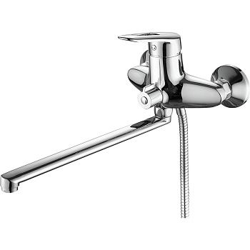 Смеситель для ванны FASHUN A2207 с длинным изливом 320 мм