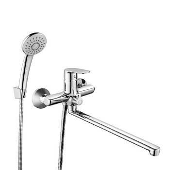 Смеситель для ванны GROSS AQUA 7250520C-35F Flat с длинным изливом (8)