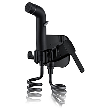 Смеситель c гигиеническим душем встраиваемый Черный RUSH Capri CA1435-99Black