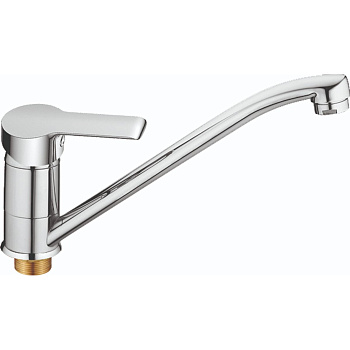 Смеситель для кухни RUSH Victoria VI7135-27 с длинным изливом хром