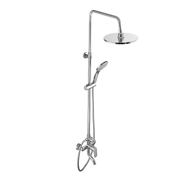 Душевая система GROSS AQUA со смесителем Flat GA9008SMD02