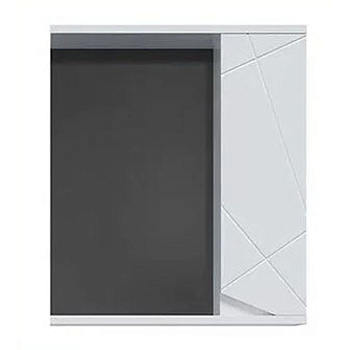 Шкаф зеркальный AGATA АШ60-448 Грань 60 правый 1 ящик