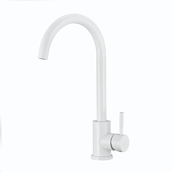 Смеситель для кухни OLIVE’S BALEAR 13435-1BLW Белый из нержавеющей стали (10)