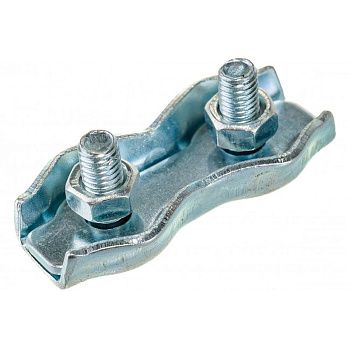 Зажим Дуплекс 4 мм для троса нерж. DUP4мм