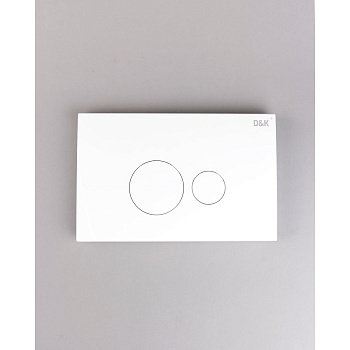 Кнопка механическая двойная D&K Venice DB1029016 белый