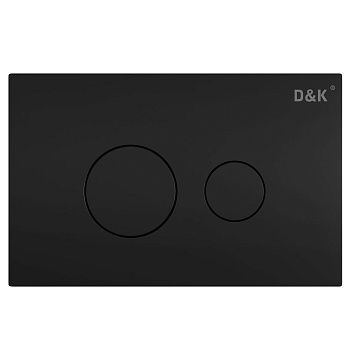 Кнопка механическая двойная D&K Venice DB1029025 черный