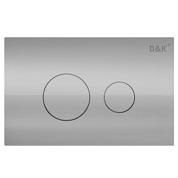 Кнопка механическая двойная D&K Venice DB1029001 хром