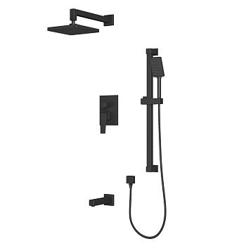 Встроенная душевая система RUSH Thira TR3635-60Black, 3 режимная