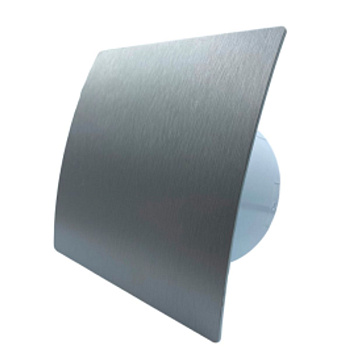 Вентилятор вытяжной D100 мм КосмоВент КОСМО KVS100-ок серебро, с обратным клапаном (1/16)