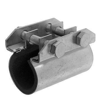 Хомут ремонтный оцинкованный 1/2" (21.3) 70 мм (1/100)