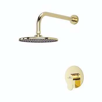 Смеситель для ванной FASHUN A7185-35 встраиваемый, золото