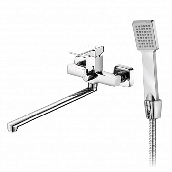 Смеситель для ванны Gross Aqua 2800880C-35F Edge хром