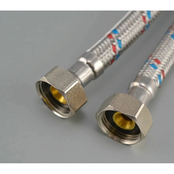 Гибкая подводка 60 см 1/2" ВР/ВР MONOFLEX SS Стандарт латун. гайки (200)