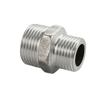 Ниппель МАК переходной 375 1/2 х 3/4, п/п, из нержавеющей стали (50/400)