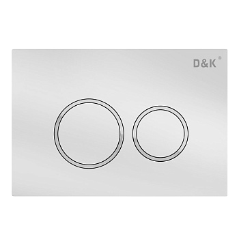 Кнопка механическая двойная D&K Bayern DB1529016 белый (для инсталляции DI8050127)
