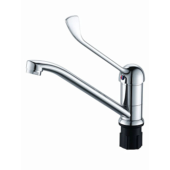 Смеситель для кухни Эверест B49-37 хирургический, длинный излив