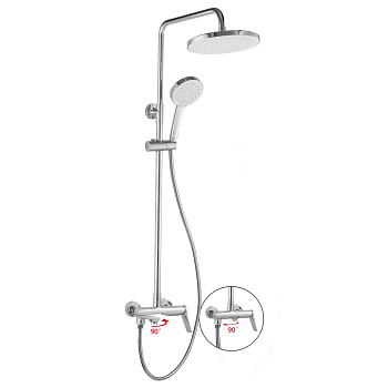 Душевая стойка FASHUN A2486 с изливом хром