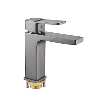 Смеситель для раковины Shevanik S9701T оружейная сталь